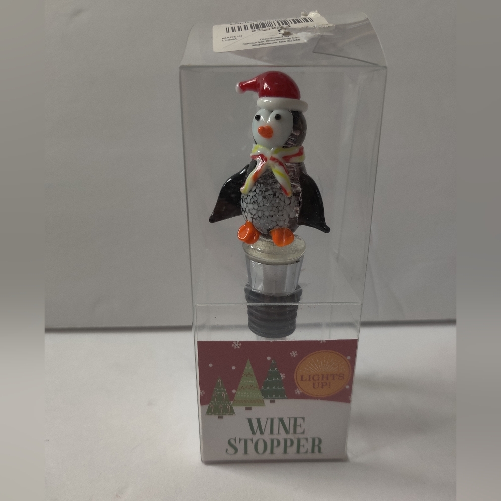 Penguin Light-Up Wine Bottle Cork Stopper